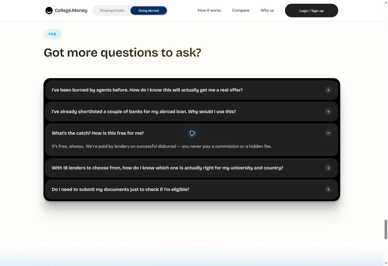 Expanded education-loan FAQ and application guidance