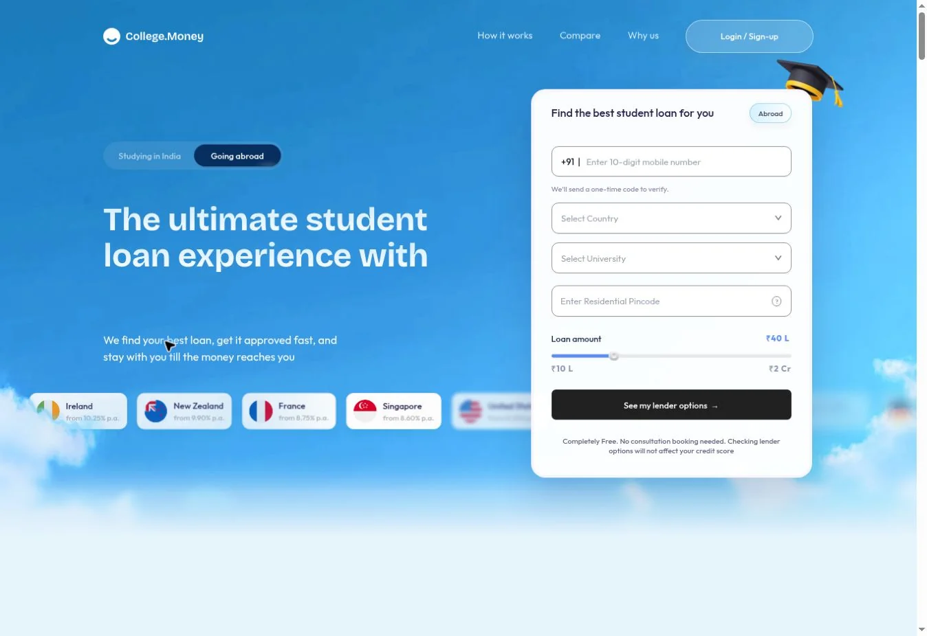 Public study-abroad education-loan introduction