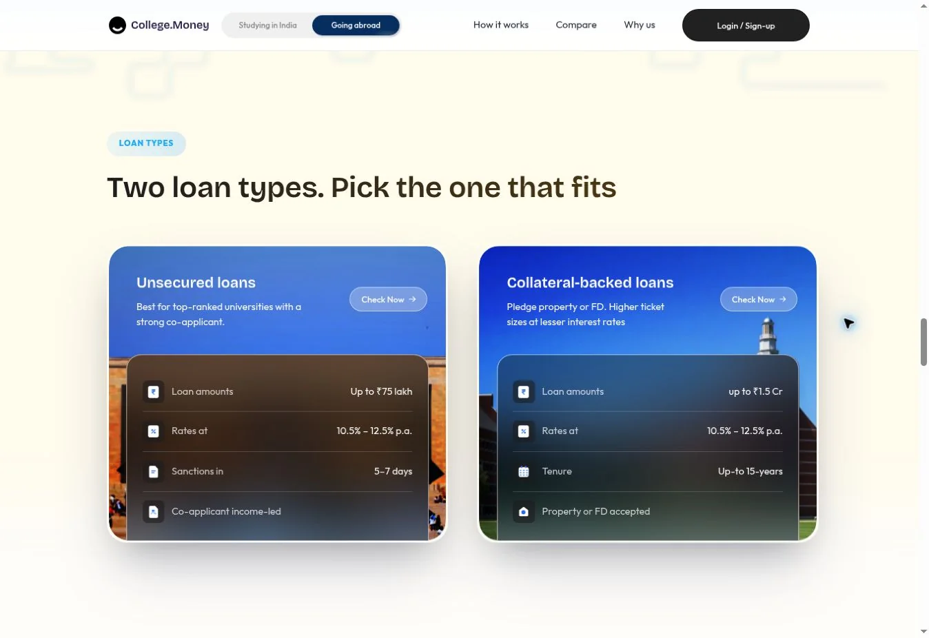 Secured and unsecured borrowing routes