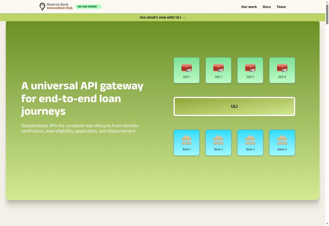 ULI introduction: common access to lending information