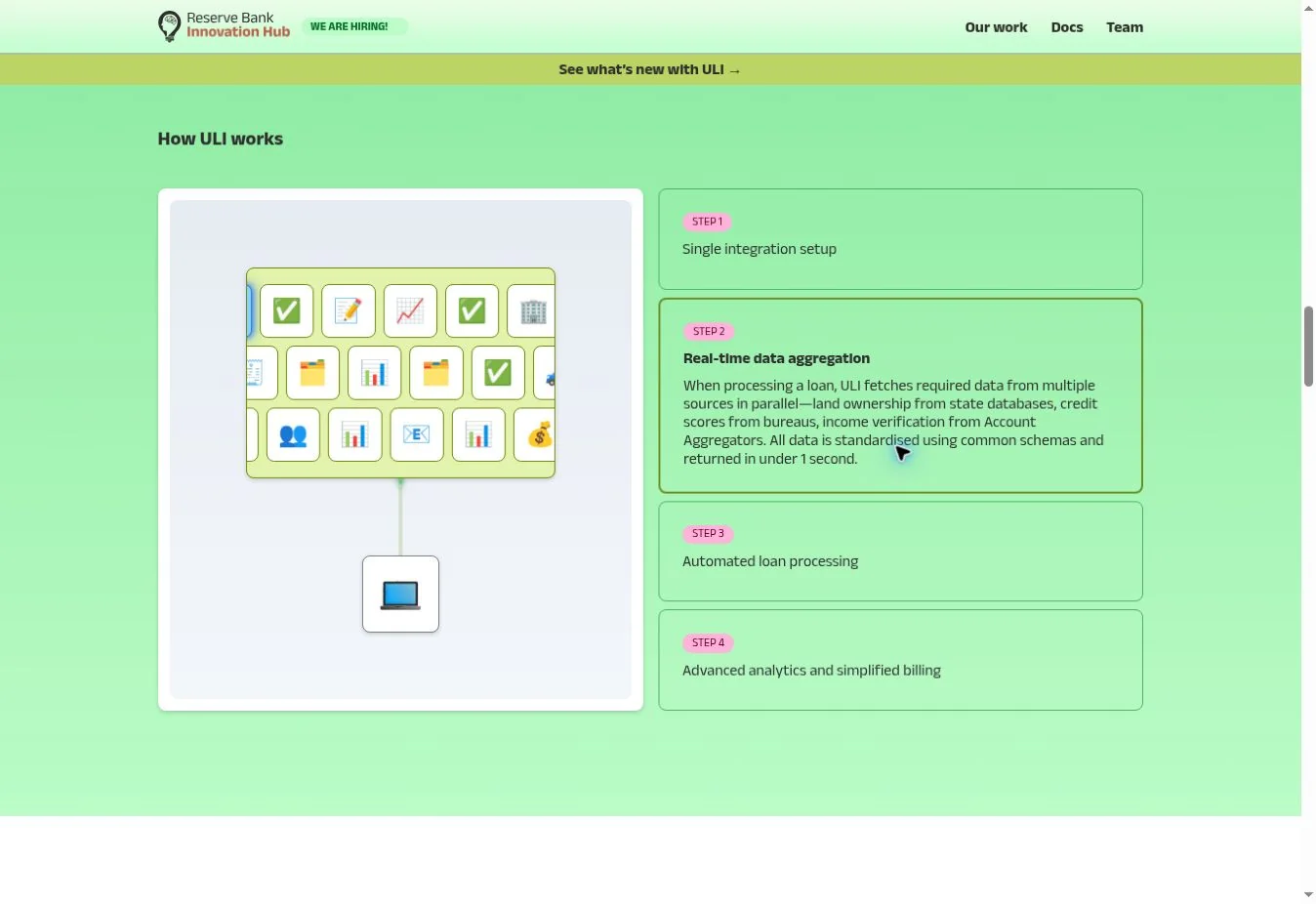 Published aggregation stage