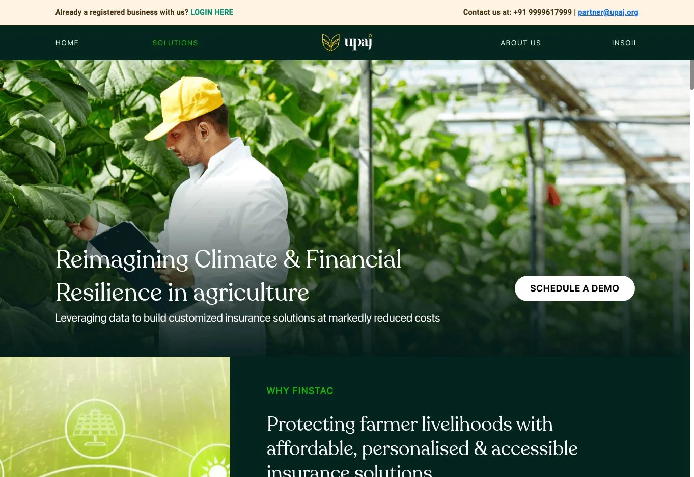 FinStac agricultural-insurance introduction