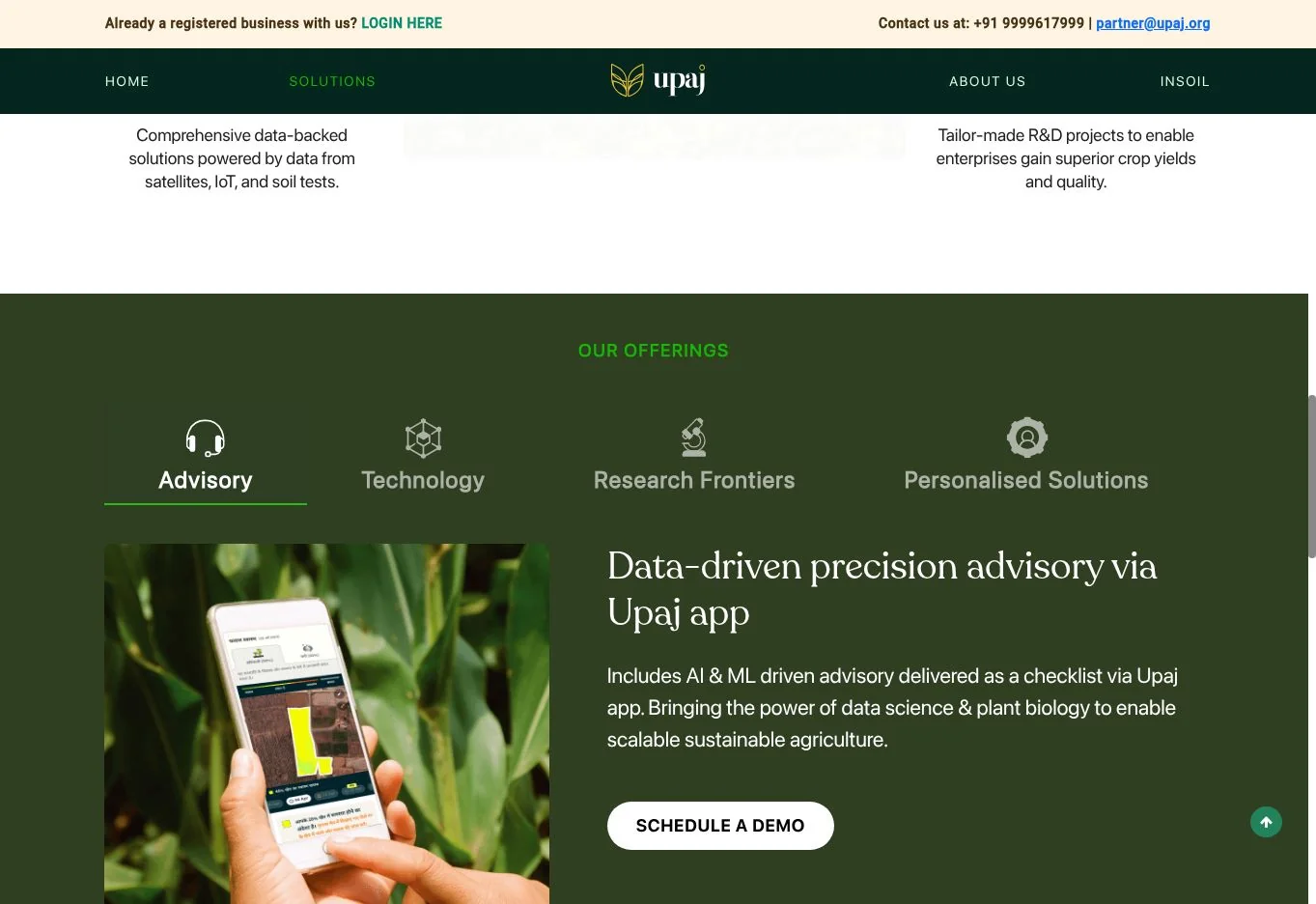 GrowStac public advisory and agronomy proposition