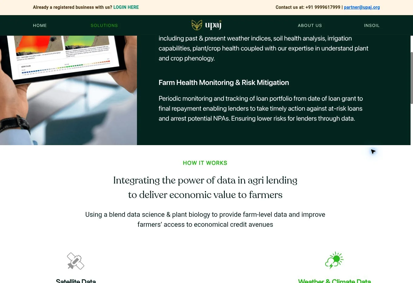 RiskStac rationale and agricultural-data context